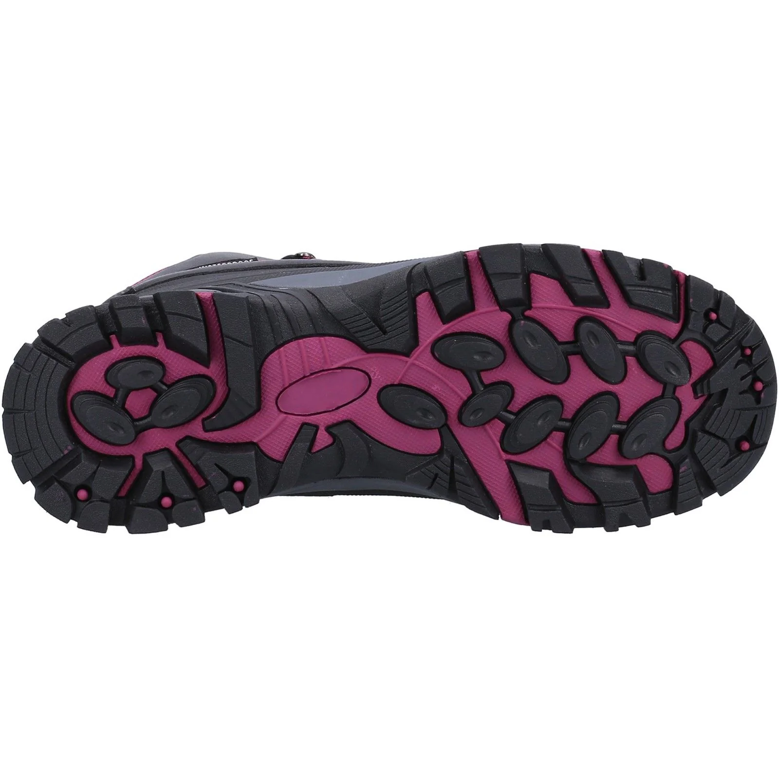 Cotswold Womens Calmsden Hiking Boots Grey/Berry - Image 2