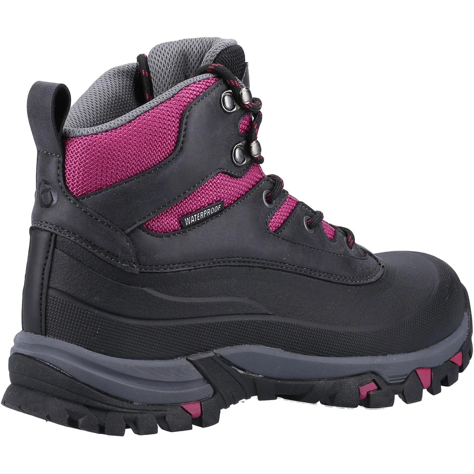 Cotswold Womens Calmsden Hiking Boots Grey/Berry - Image 3