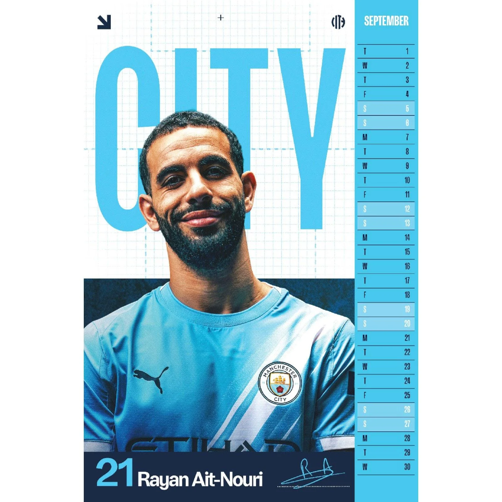 Daricia Manchester City 2026 Football Wall Calendar - Image 4