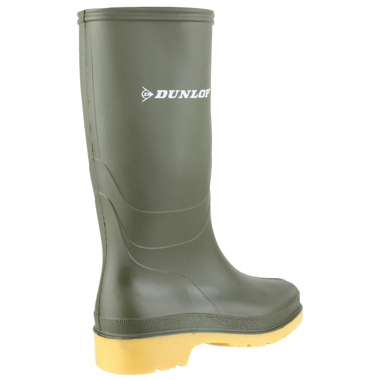 Dunlop Kids Dulls Wellington Boot Green - Image 3