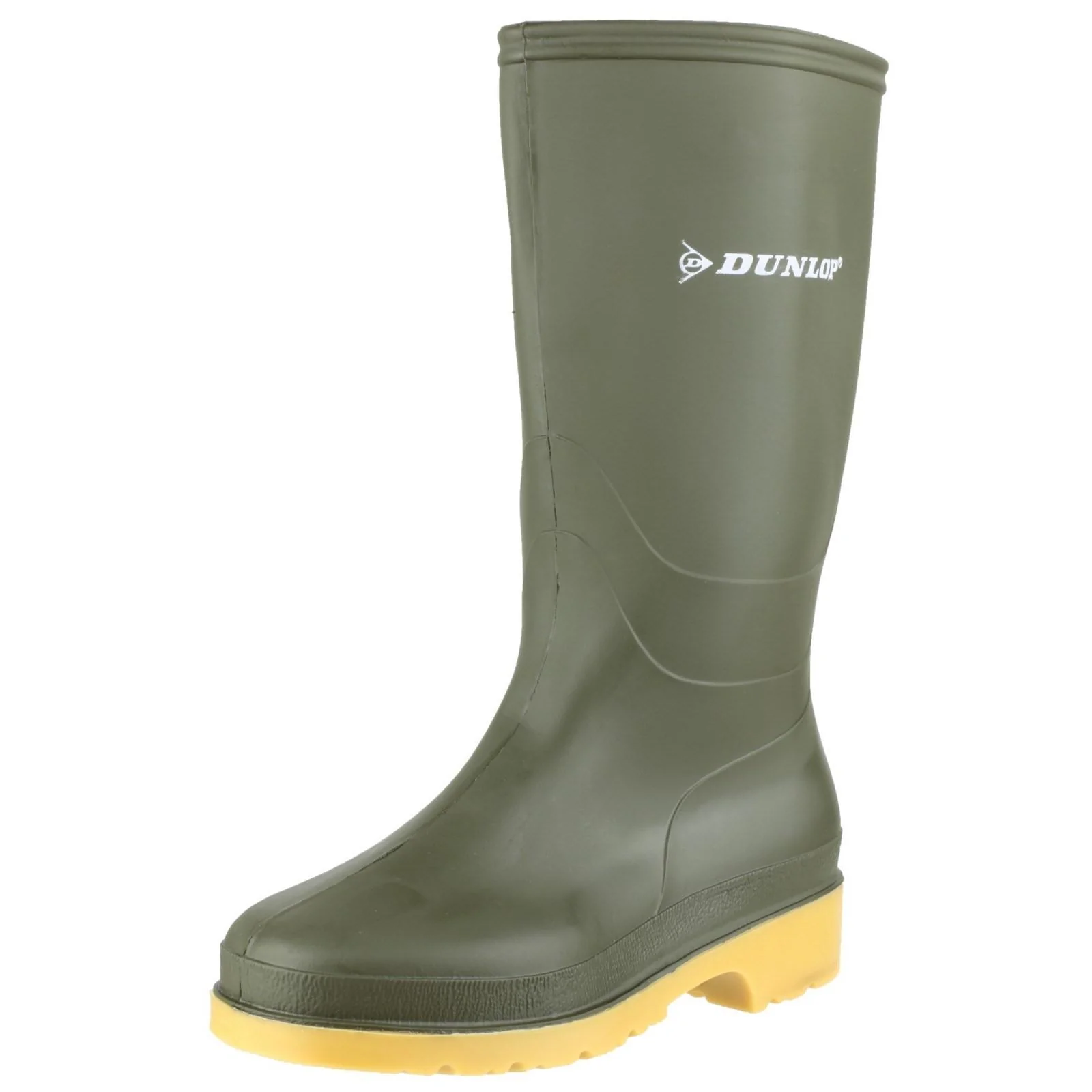 Dunlop Kids Dulls Wellington Boot Green - Image 5