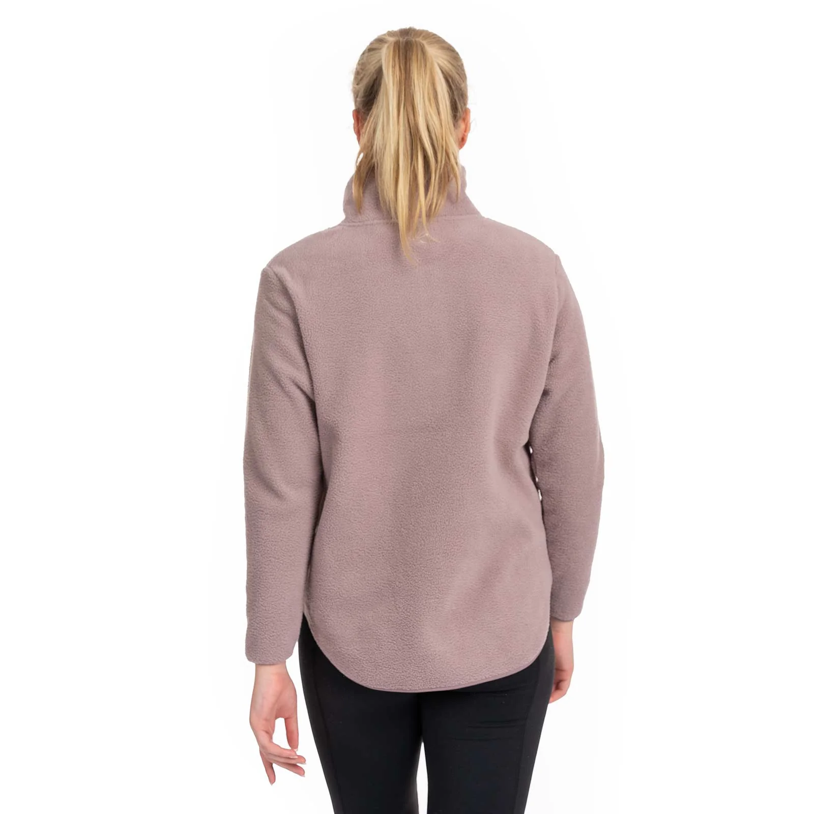 Energetics Amelia Womens Half-Zip Full-Length Fleece Top - Image 2