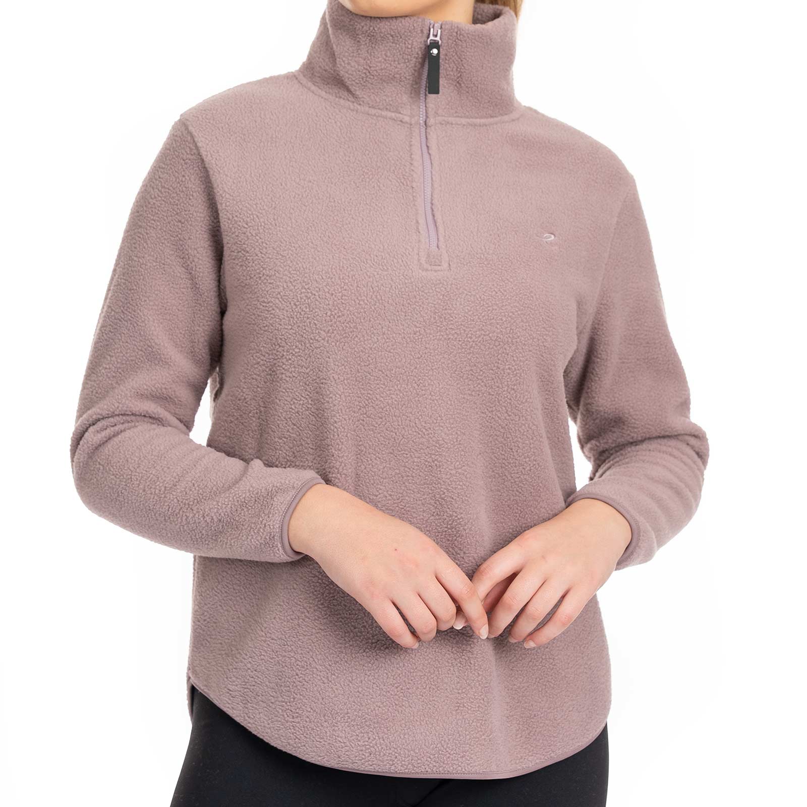 Energetics Amelia Womens Half-Zip Full-Length Fleece Top - Image 3