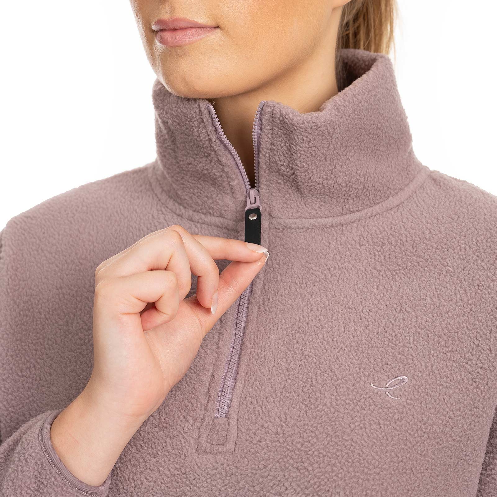 Energetics Amelia Womens Half-Zip Full-Length Fleece Top - Image 4