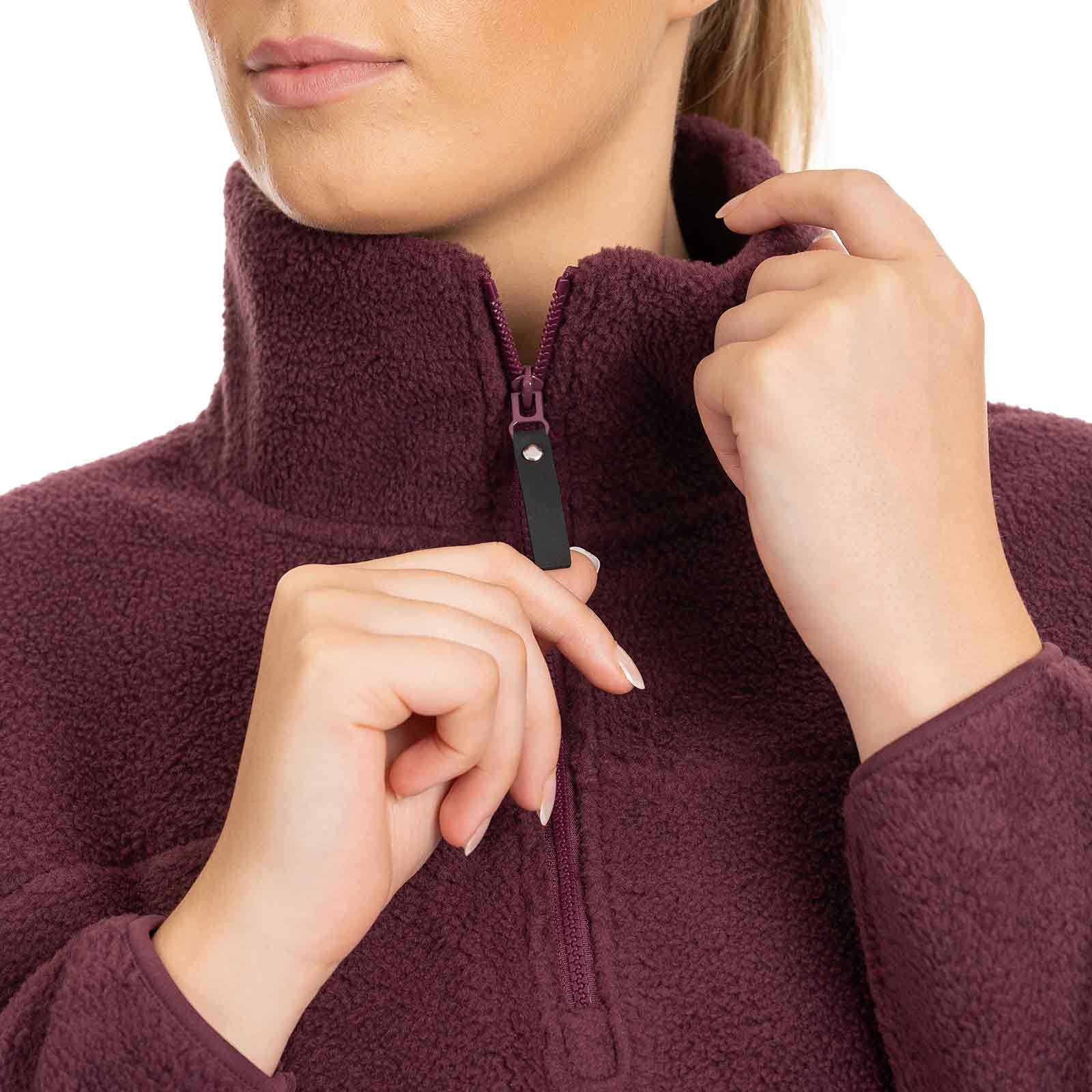 Energetics Aurora Womens Half-Zip Fleece Top - Image 4