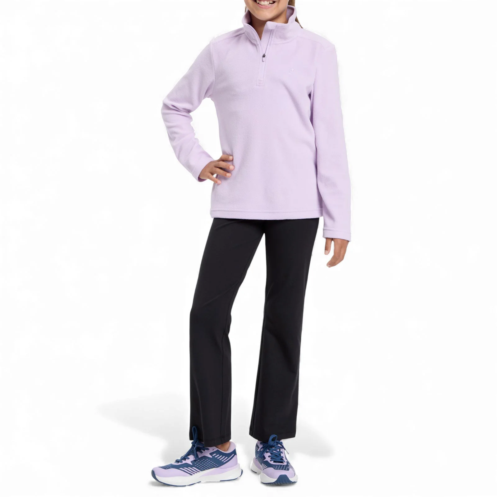 Energetics Amos Mid Layer Kids Half-Zip Fleece