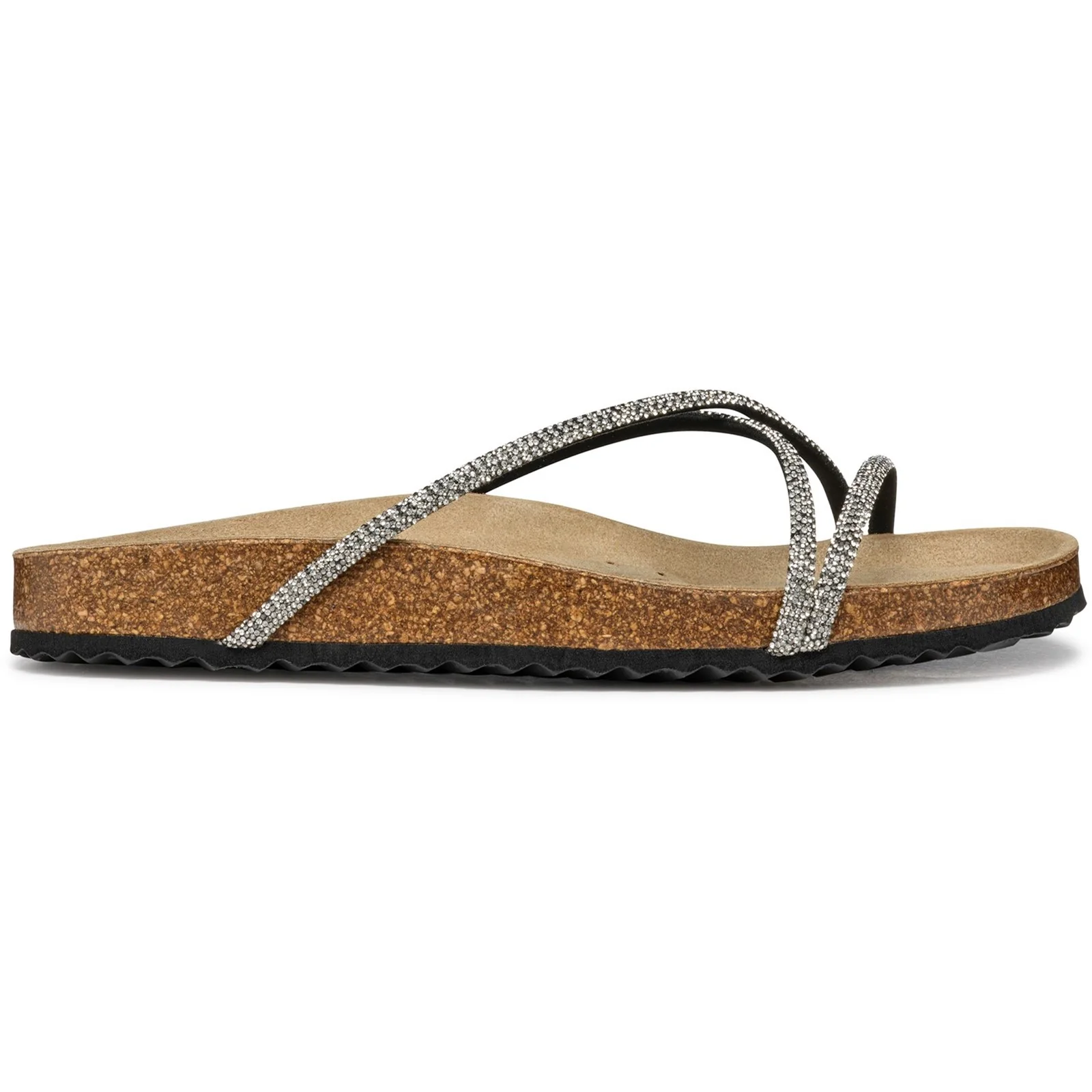 Geox Womens D BRIONIA R SANDALS Black/Silver