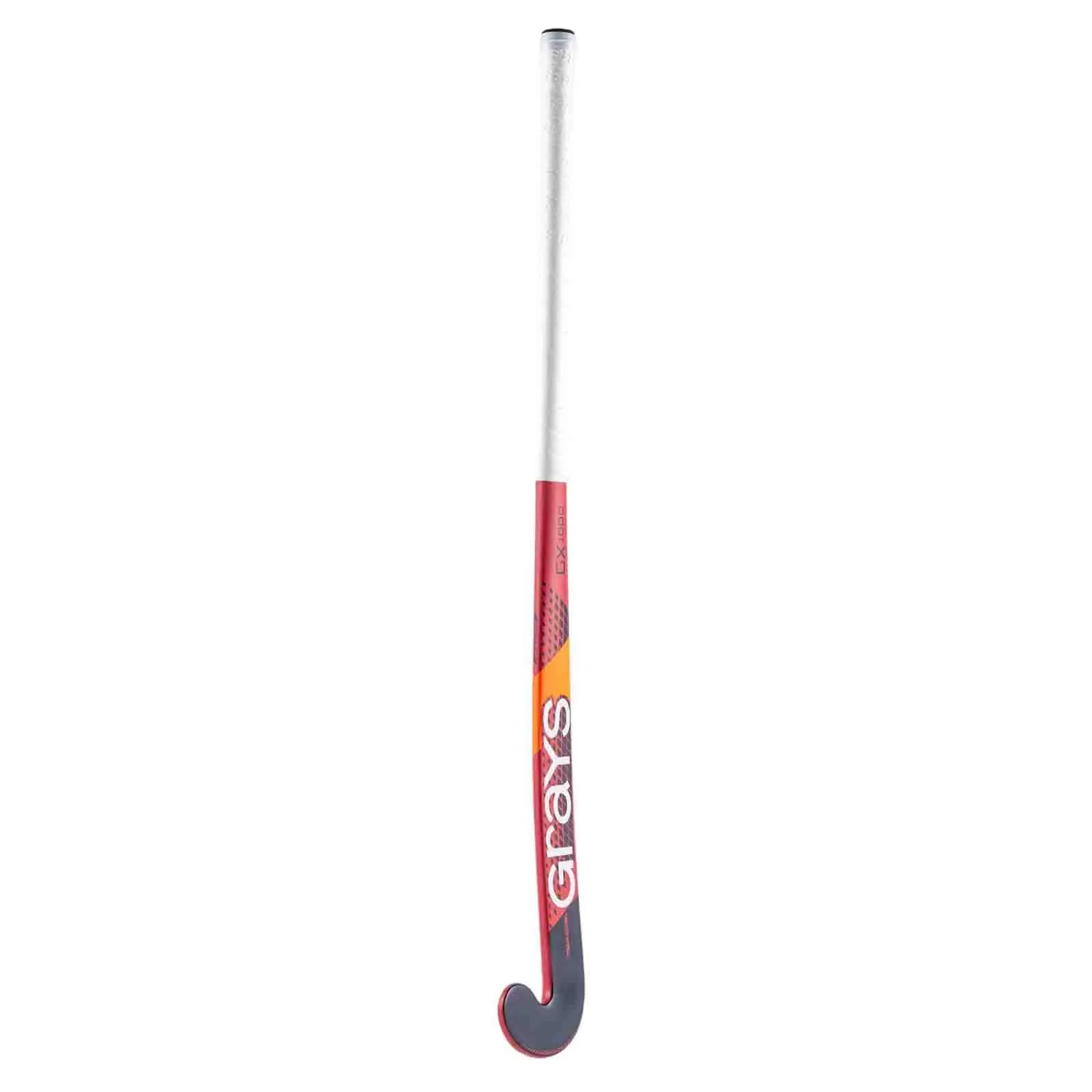 Grays GX1000 Ultrabow Junior Hockey Stick Red / Navy - Image 4