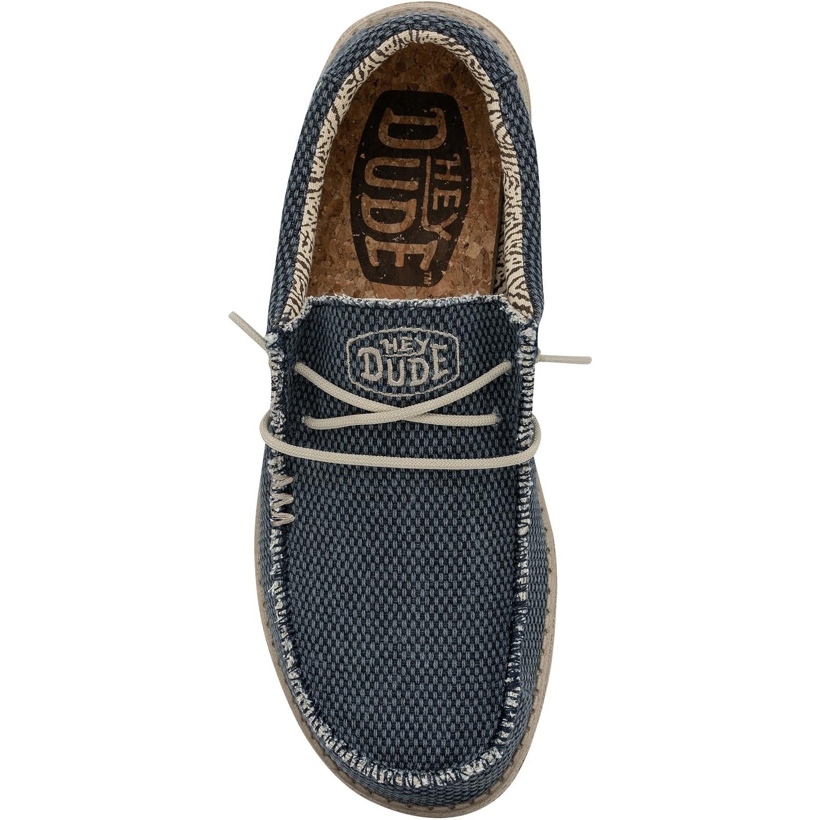 HEYDUDE Mens Wally Braided Blue Night - Image 2
