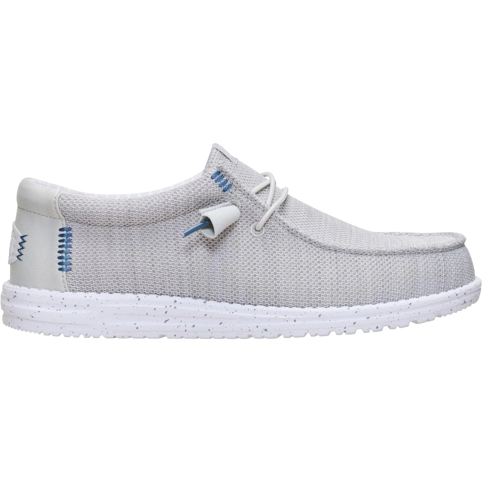 HEYDUDE Mens Wally Stretch Mesh Shoes Dawn Blue/Multi