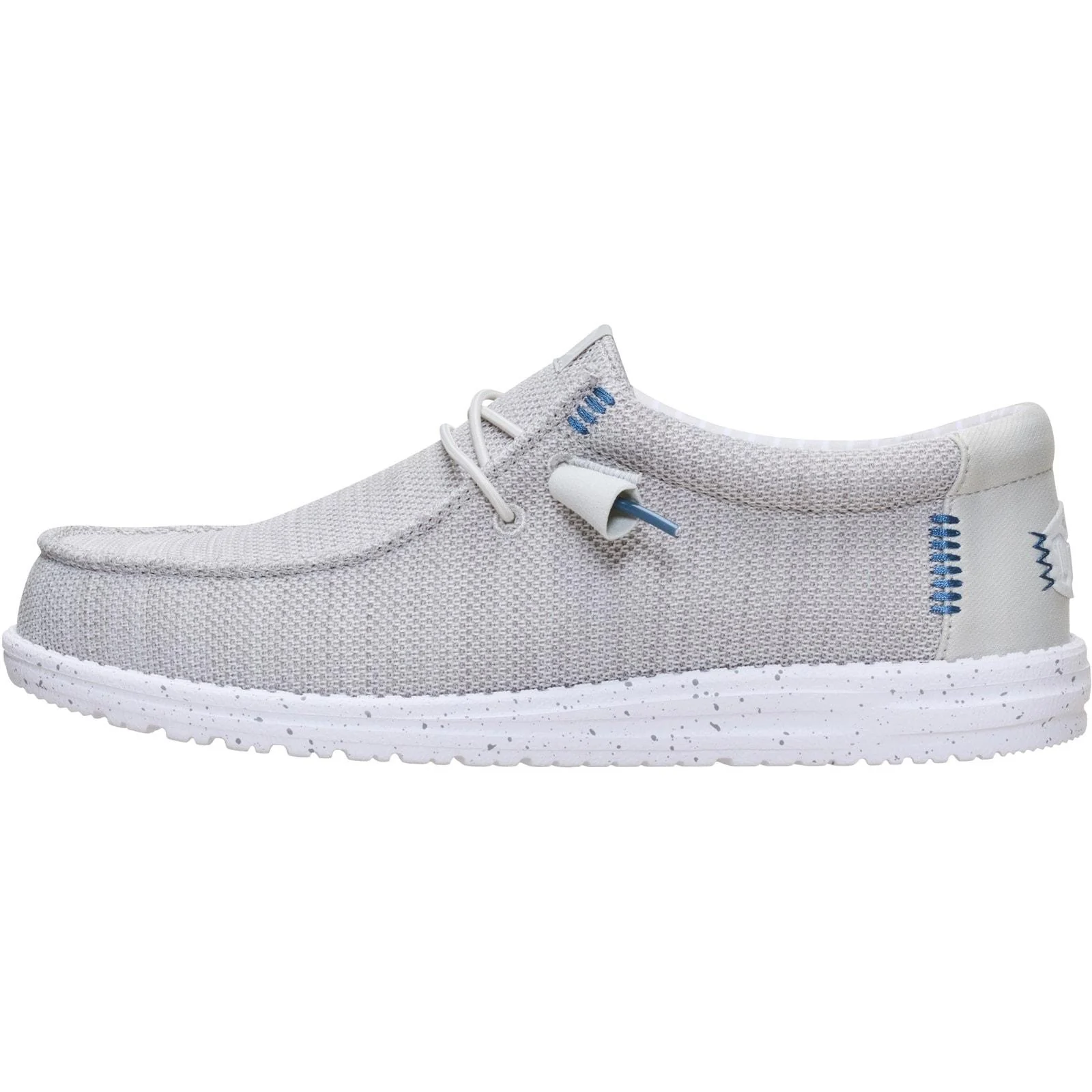 HEYDUDE Mens Wally Stretch Mesh Shoes Dawn Blue/Multi - Image 2