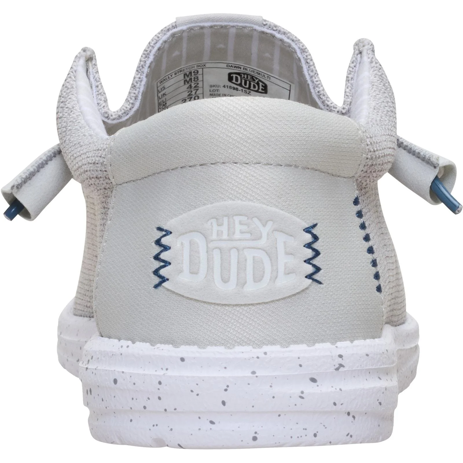 HEYDUDE Mens Wally Stretch Mesh Shoes Dawn Blue/Multi - Image 4