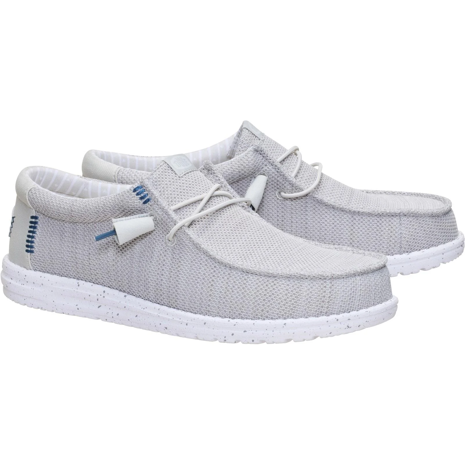 HEYDUDE Mens Wally Stretch Mesh Shoes Dawn Blue/Multi - Image 5