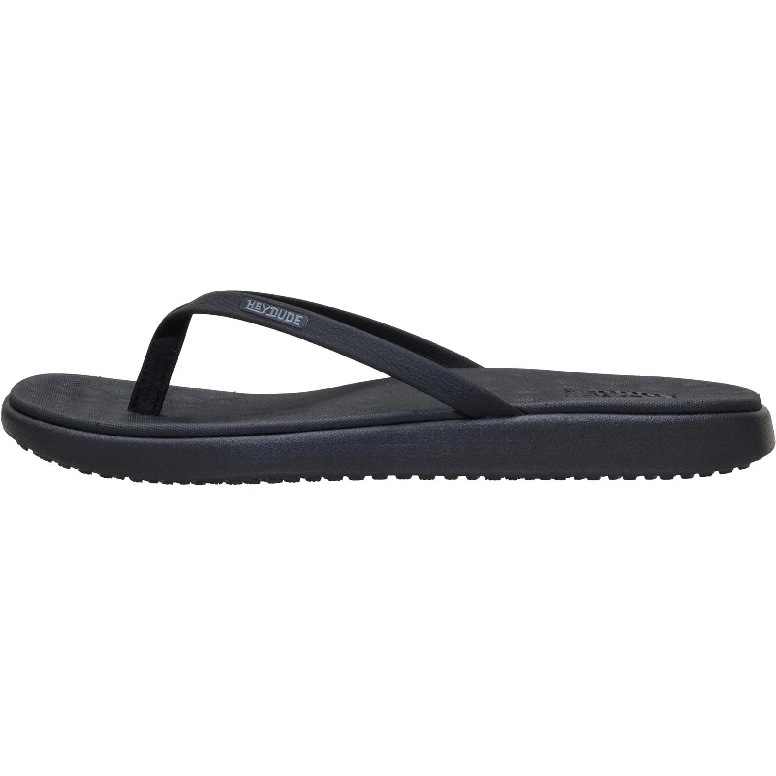 HEYDUDE Womens Maui Breeze Flip Black/Black - Image 2