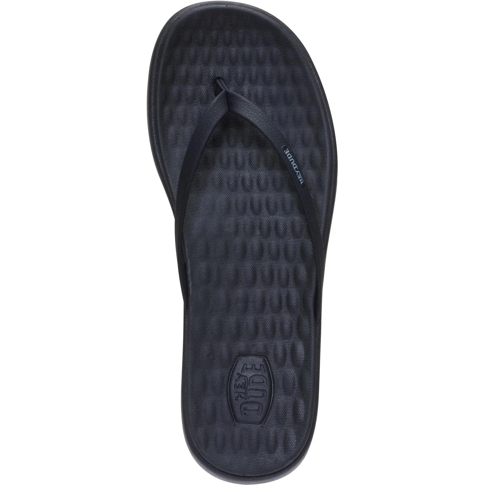 HEYDUDE Womens Maui Breeze Flip Black/Black - Image 3