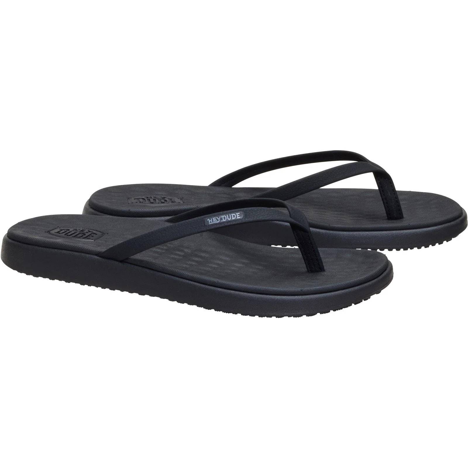 HEYDUDE Womens Maui Breeze Flip Black/Black - Image 6