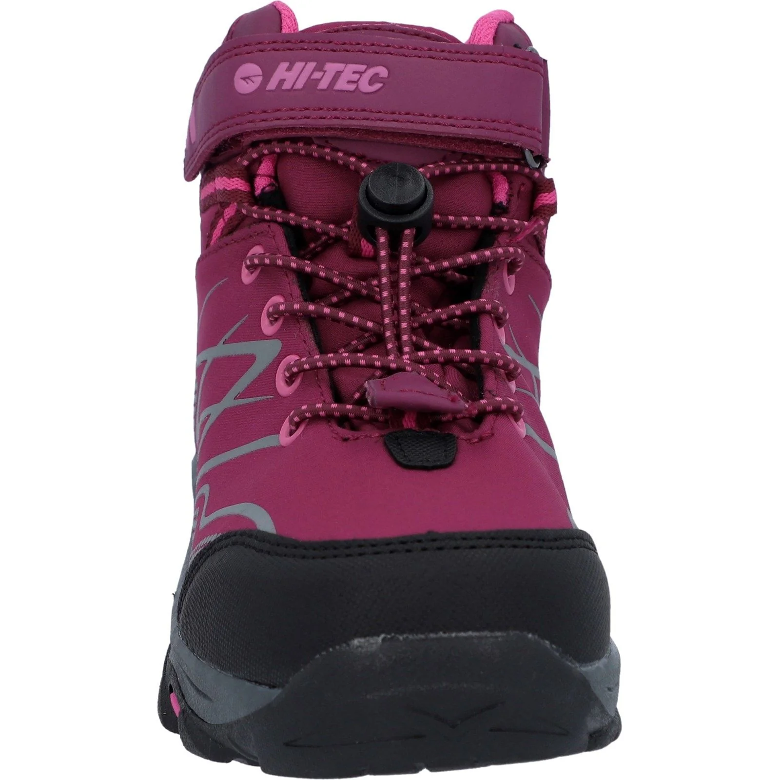 Hi-Tec Girls Blackout Mid Boots Dark Rose/Fuchsia - Image 6