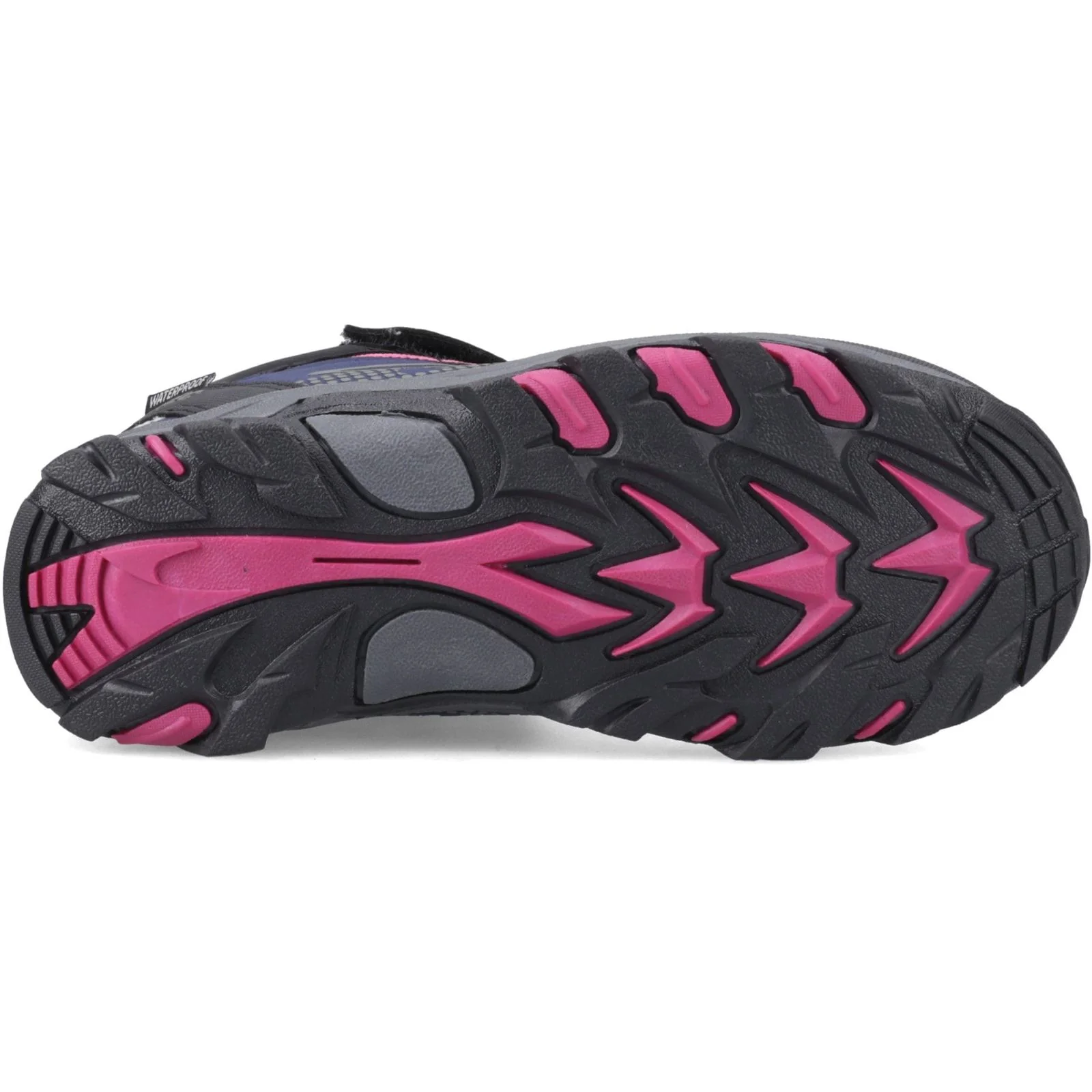 Hi-Tec Junior Girls Blackout Mid Boots Navy/Magenta - Image 3