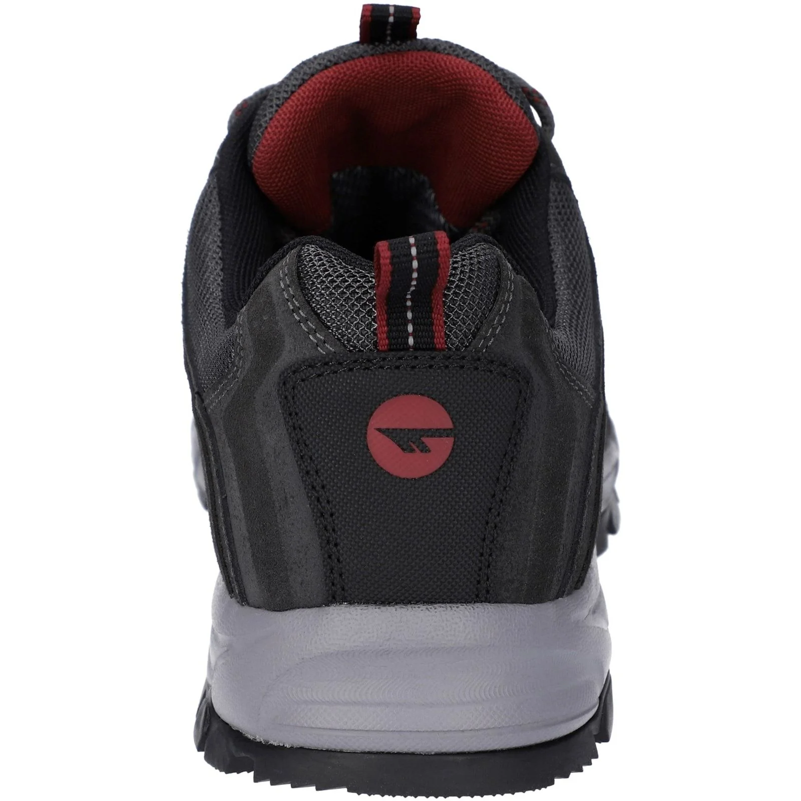 Hi-Tec Mens Auckland Lite Shoes Graphite Grey/Dark Red - Image 4