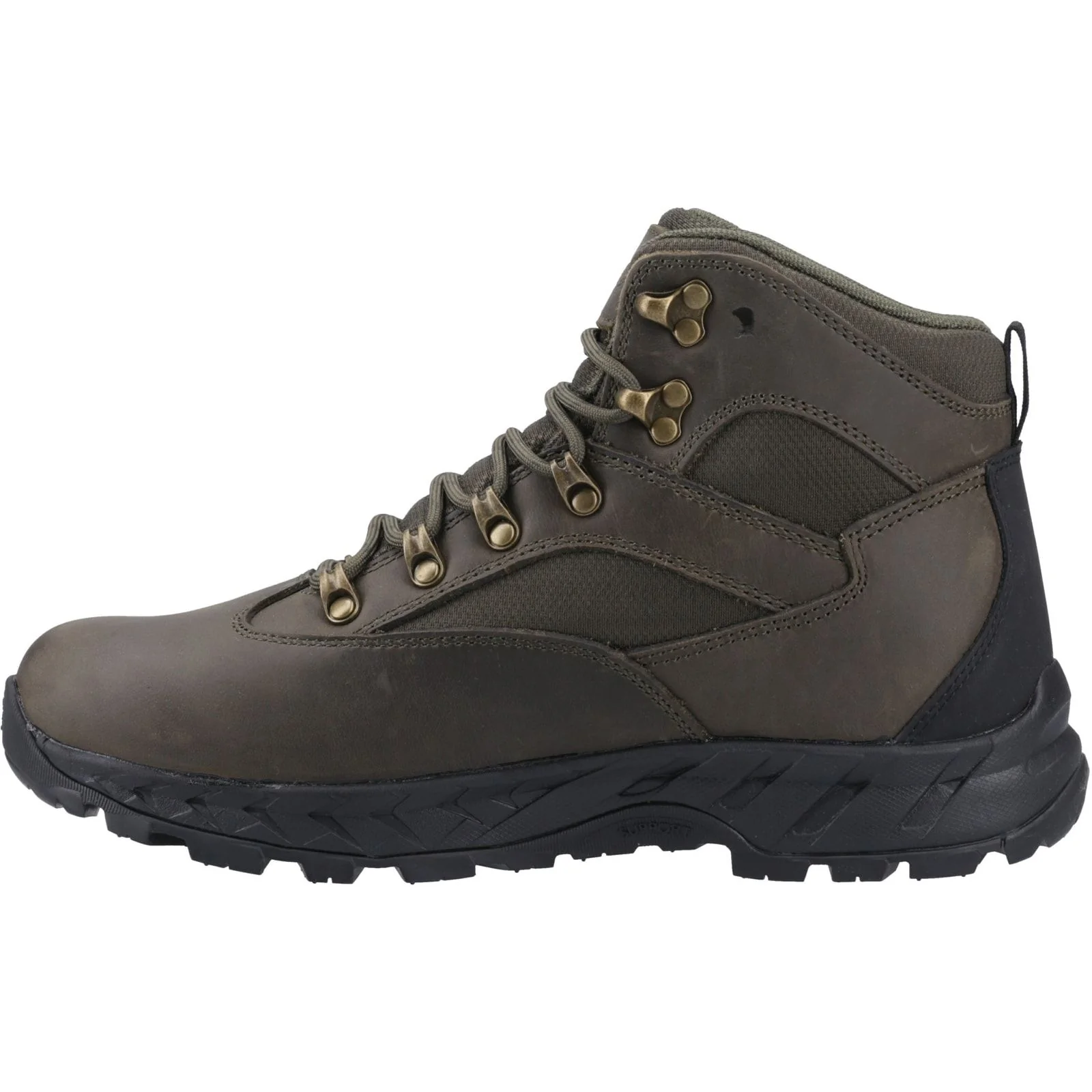 Hi-Tec Mens Euro Trail Boots Khaki - Image 2