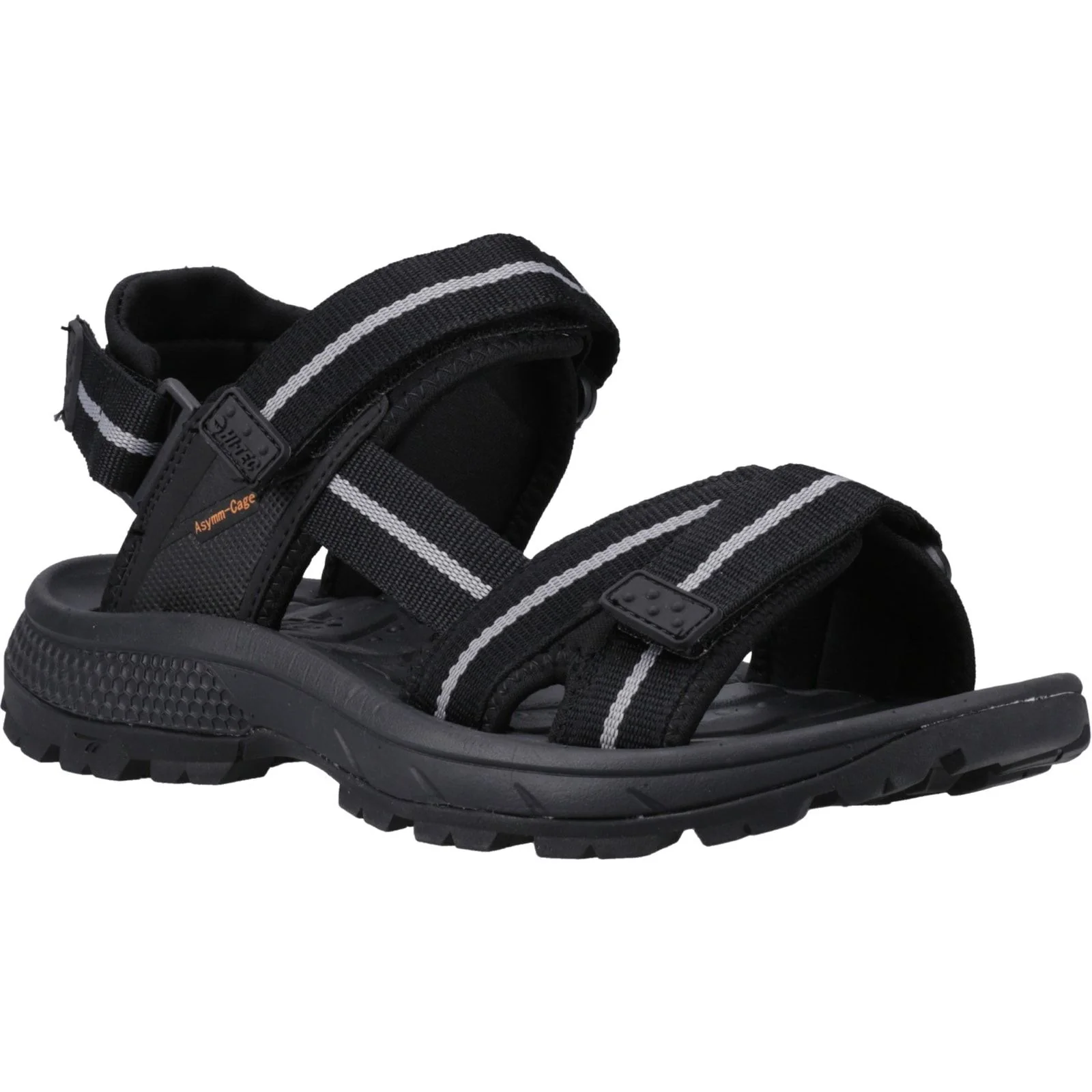 Hi-Tec Mens Sierra Sandal Black/Grey/Orange - Image 5
