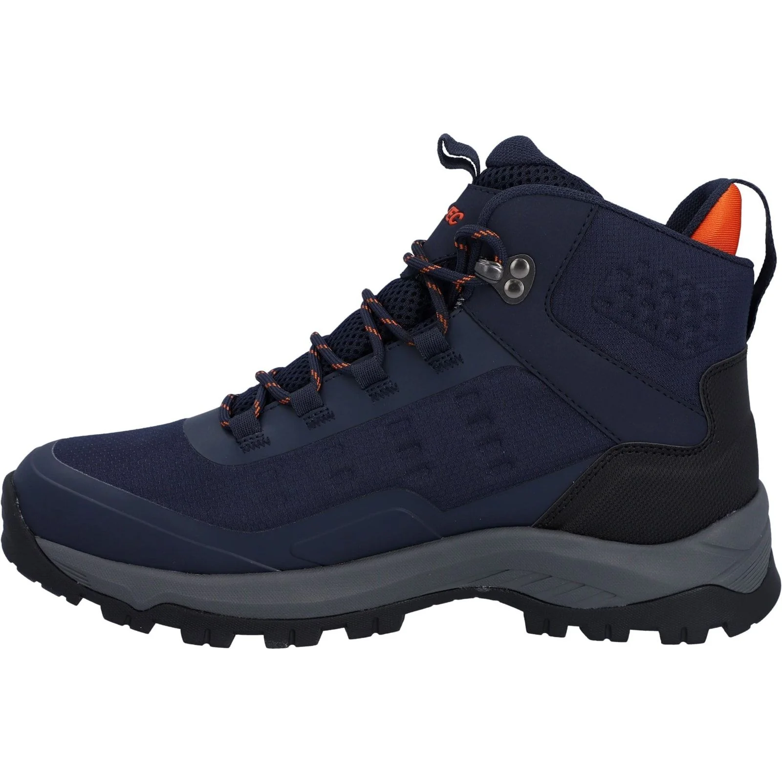 Hi-Tec Mens Storm Expedition Sport Boots Navy/Orange - Image 2