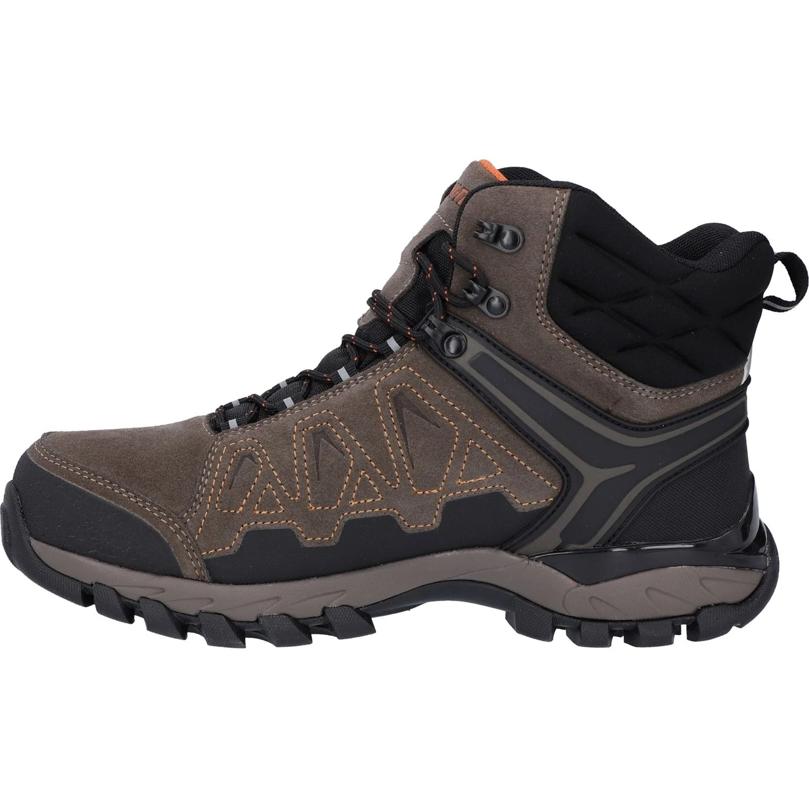 Hi-Tec Mens V-Lite Explorer WP Hiking Boots Chestnut/Orange - Image 2