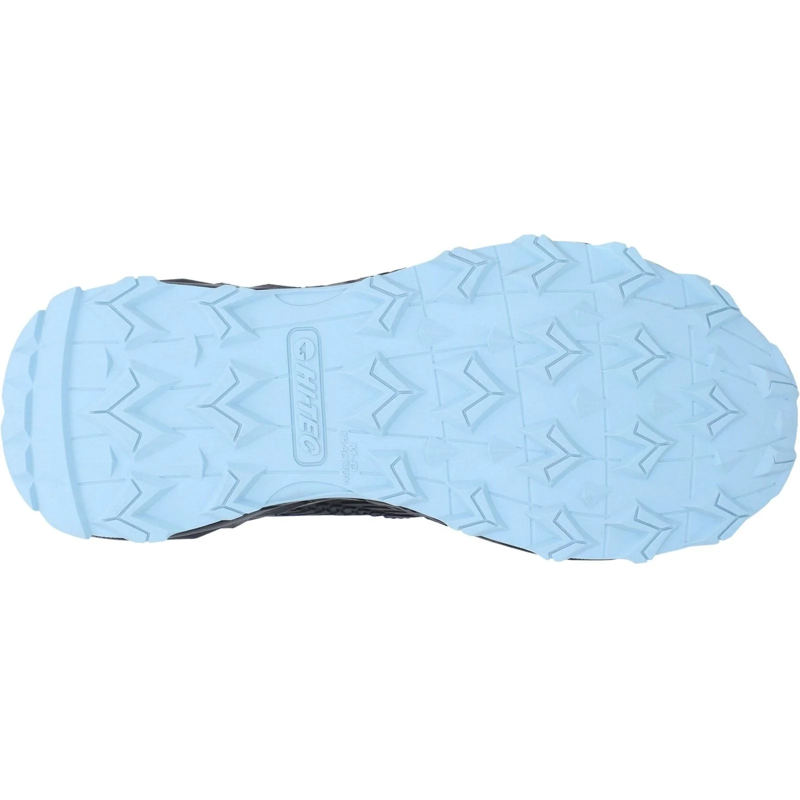 Hi-Tec Womens Fuse Trek Hiking Shoes Black/Blue Fog - Image 3