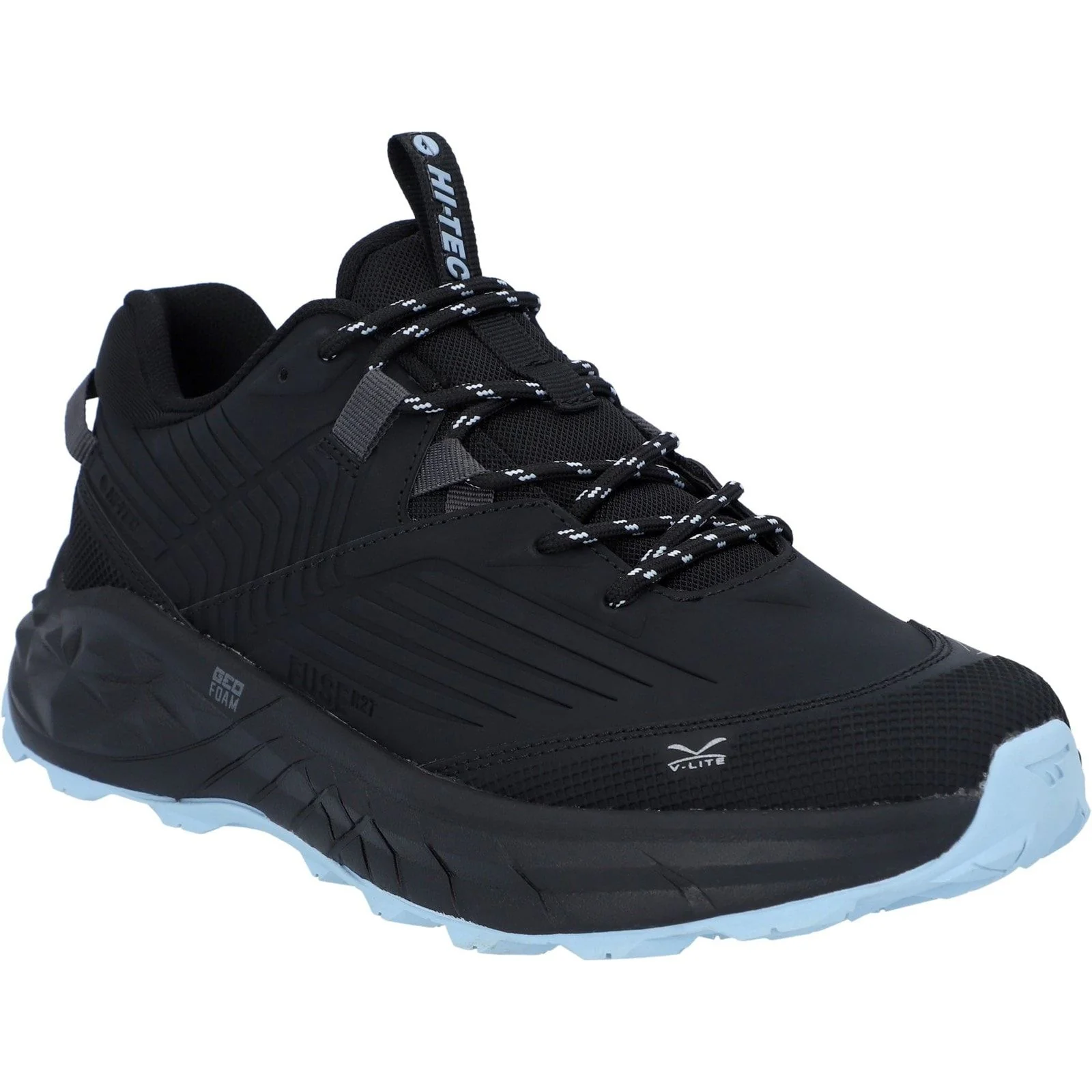 Hi-Tec Womens Fuse Trek Hiking Shoes Black/Blue Fog - Image 6