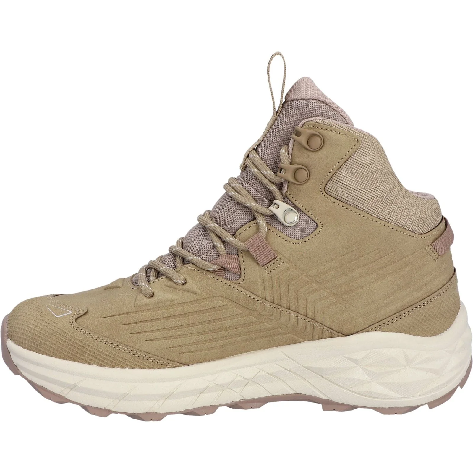 Hi-Tec Womens Fuse Trek Mid Hiking Boots Taupe/Whitecap Grey/Warm Taupe - Image 2