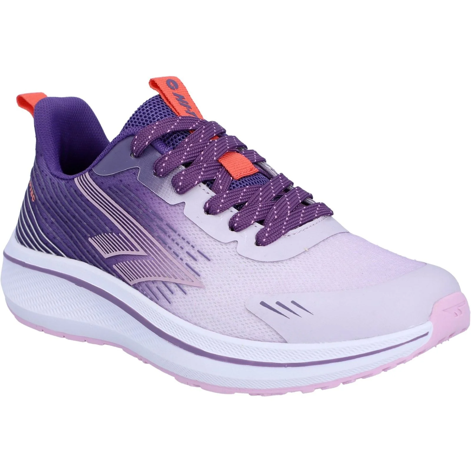 Hi-Tec Womens Santorini Trainers Mystical/Thistle/Burnt Coral - Image 6