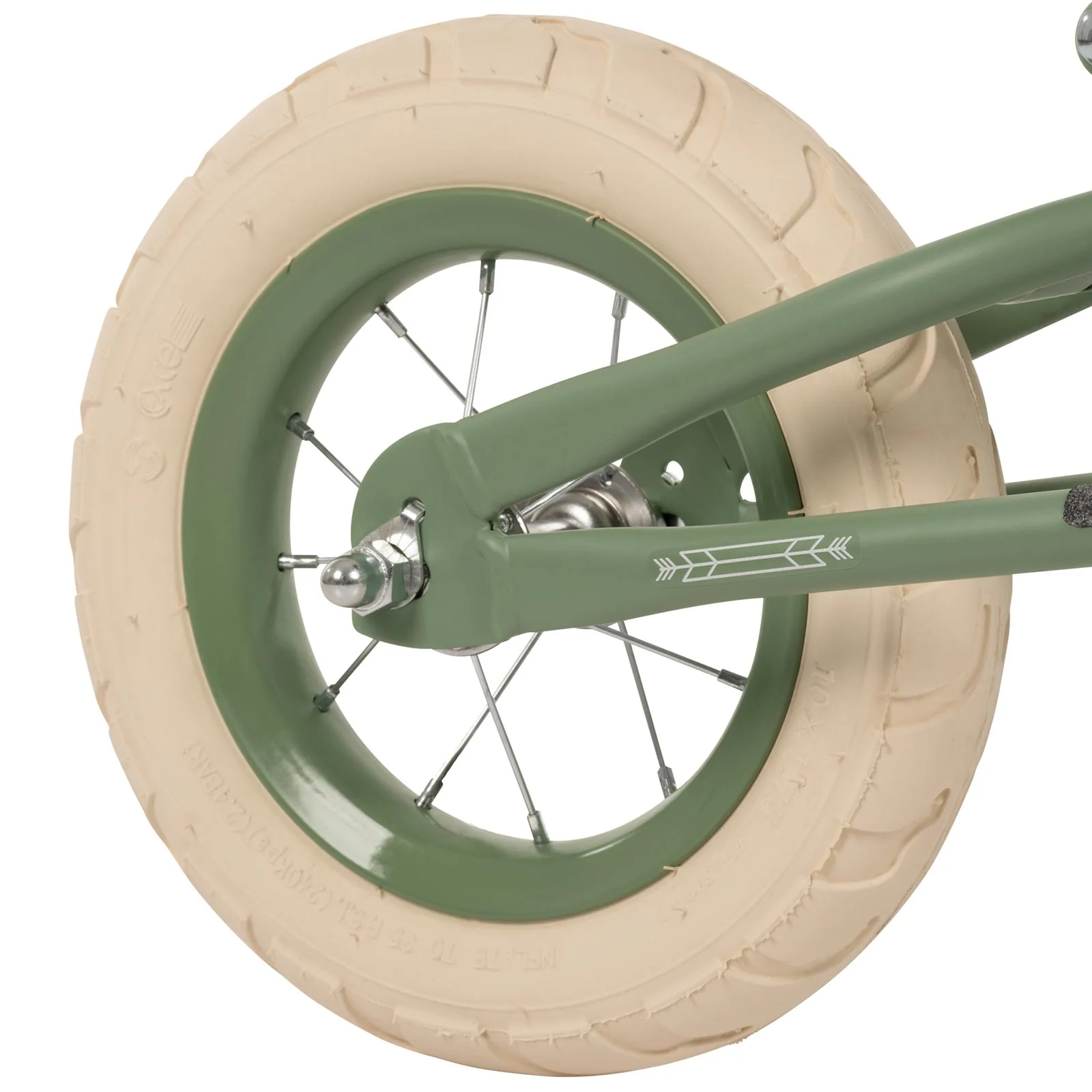 Huffy Vintage Balance Kids 10" Bike - Green - Image 9