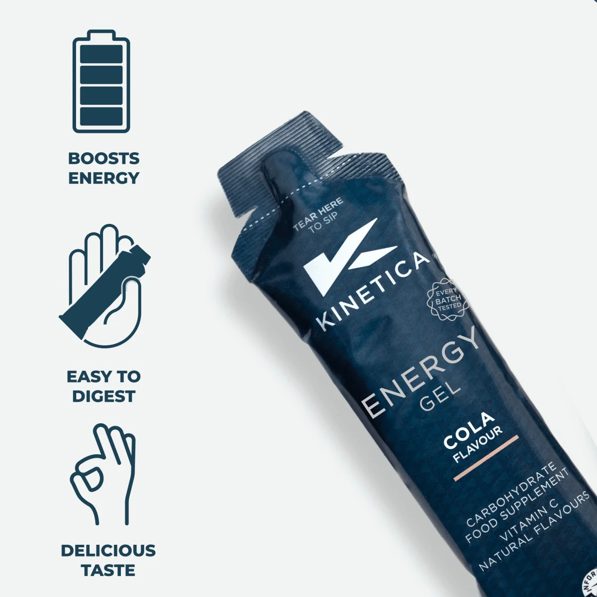 Kinetica Energy Gels Cola x 24 - Image 3