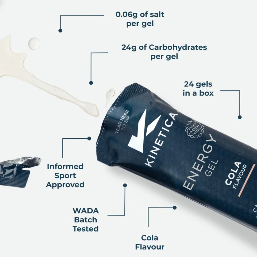 Kinetica Energy Gels Cola x 24 - Image 4