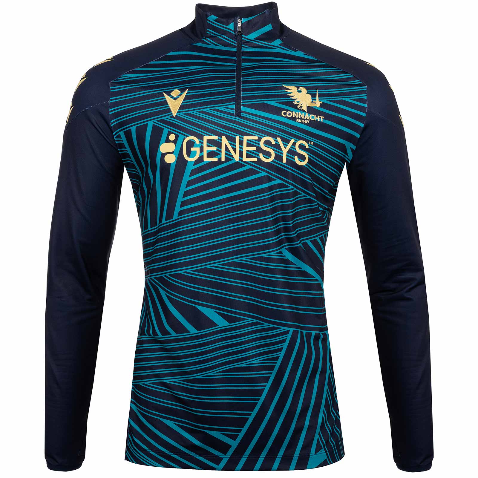 Macron Connacht Rugby 2025/26 Mens Warm-Up Training Top