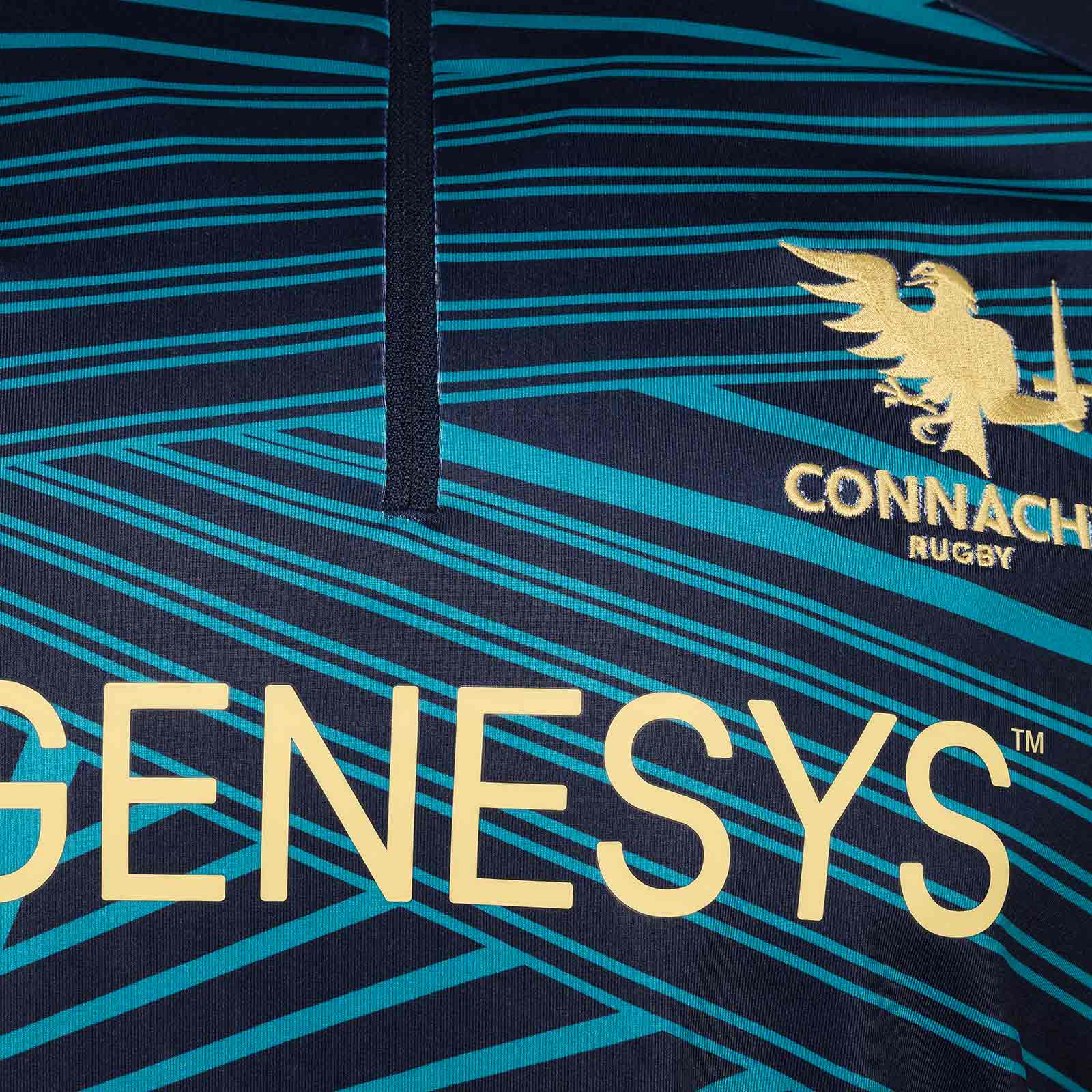 Macron Connacht Rugby 2025/26 Mens Warm-Up Training Top - Image 9