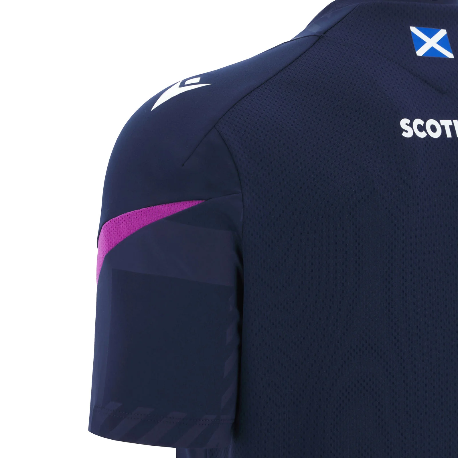 Macron Scotland Rugby 2025/26 Kids Lightweight Training Tee - Image 4