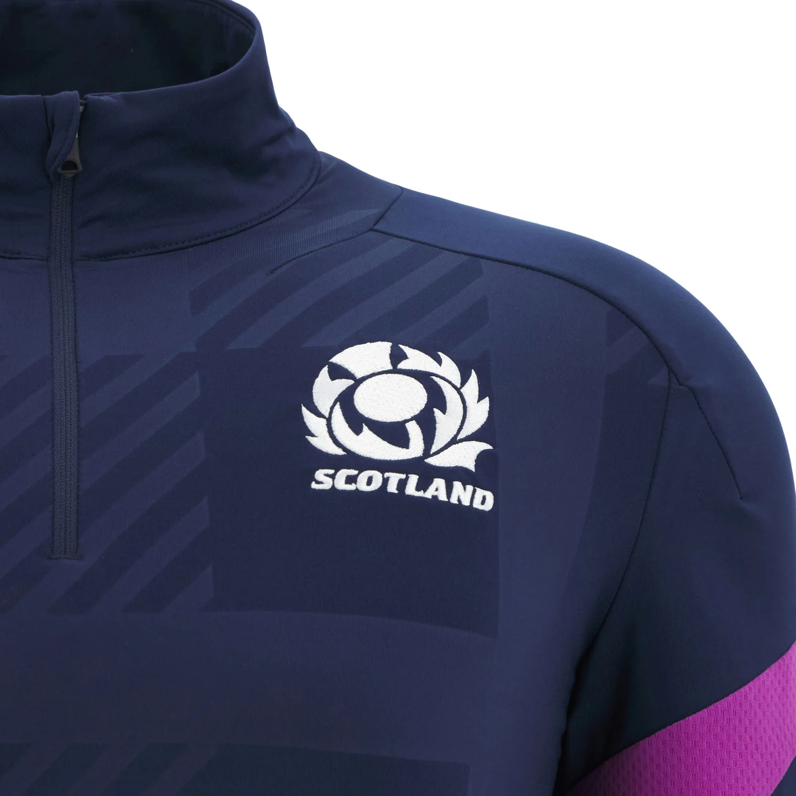 Macron Scotland Rugby 2025/26 Lightweight Training Half-Zip Top - Image 3