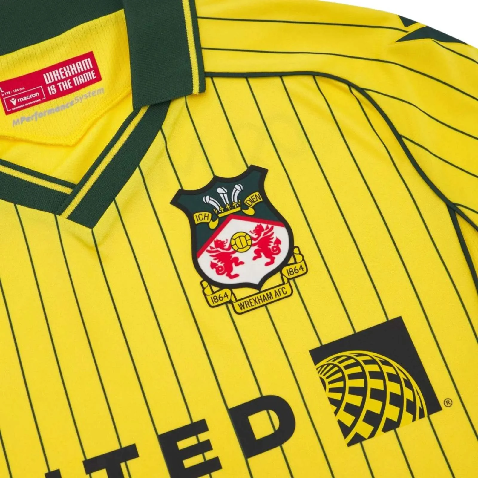 Macron Wrexham Football 2025/26 Kids Short Sleeved Away Jersey - Image 3