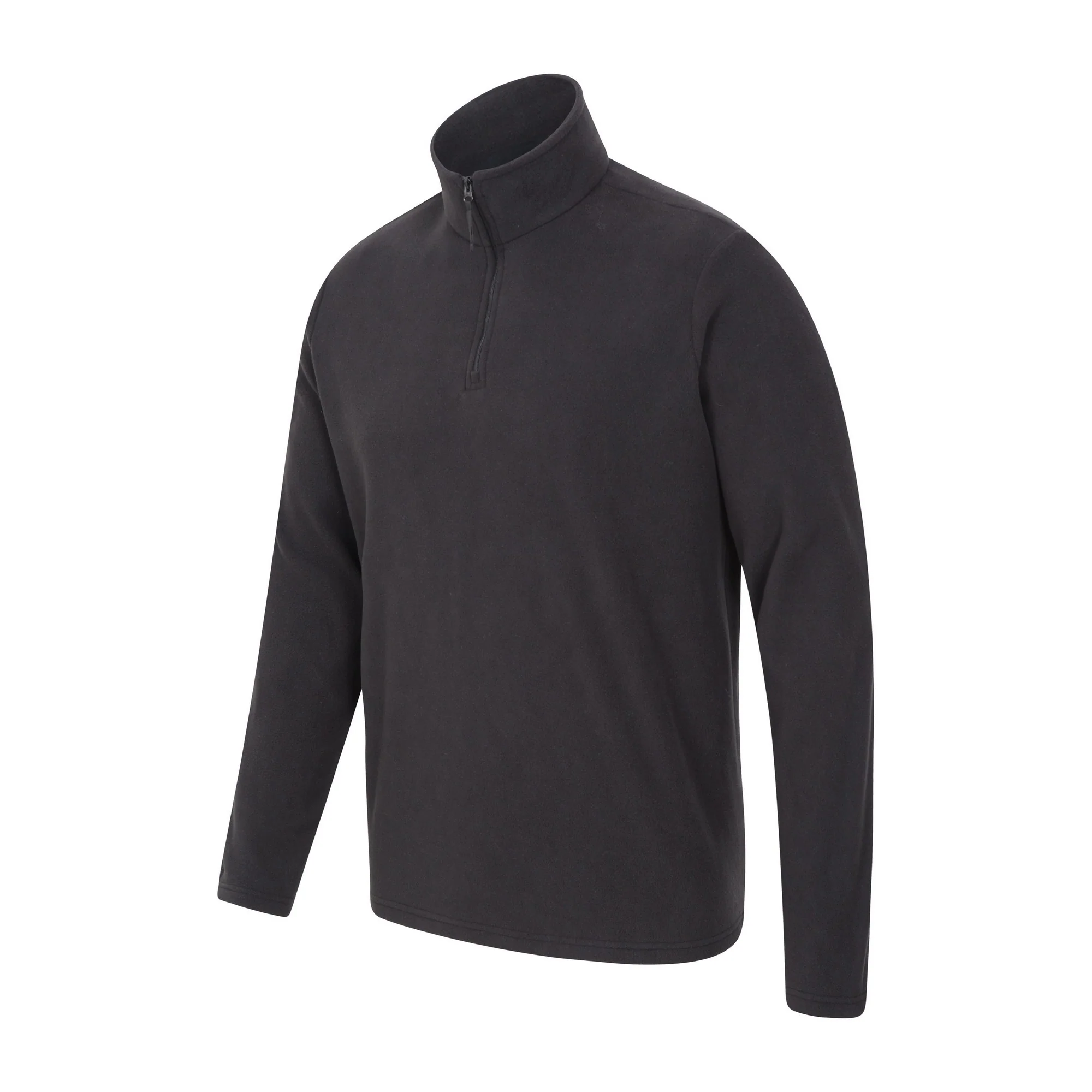Mountain Warehouse Mens Camber II Half Zip Fleece Top Black - Image 3