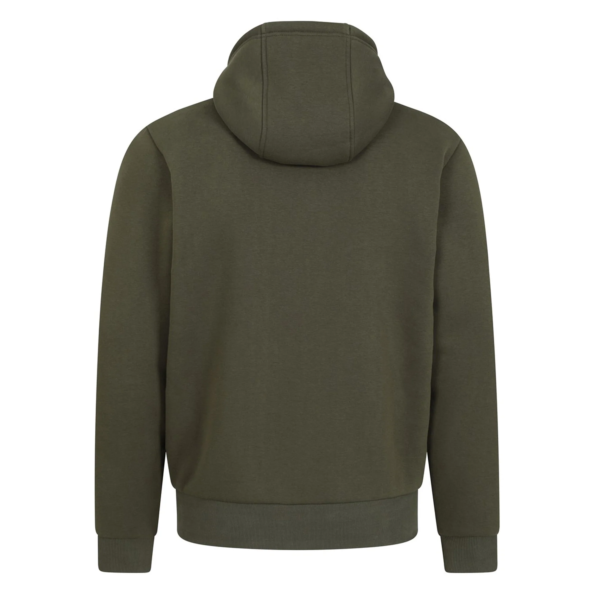 Mountain Warehouse Mens Dalton Borg Lined Full Zip Hoodie Dark Khaki - Image 2