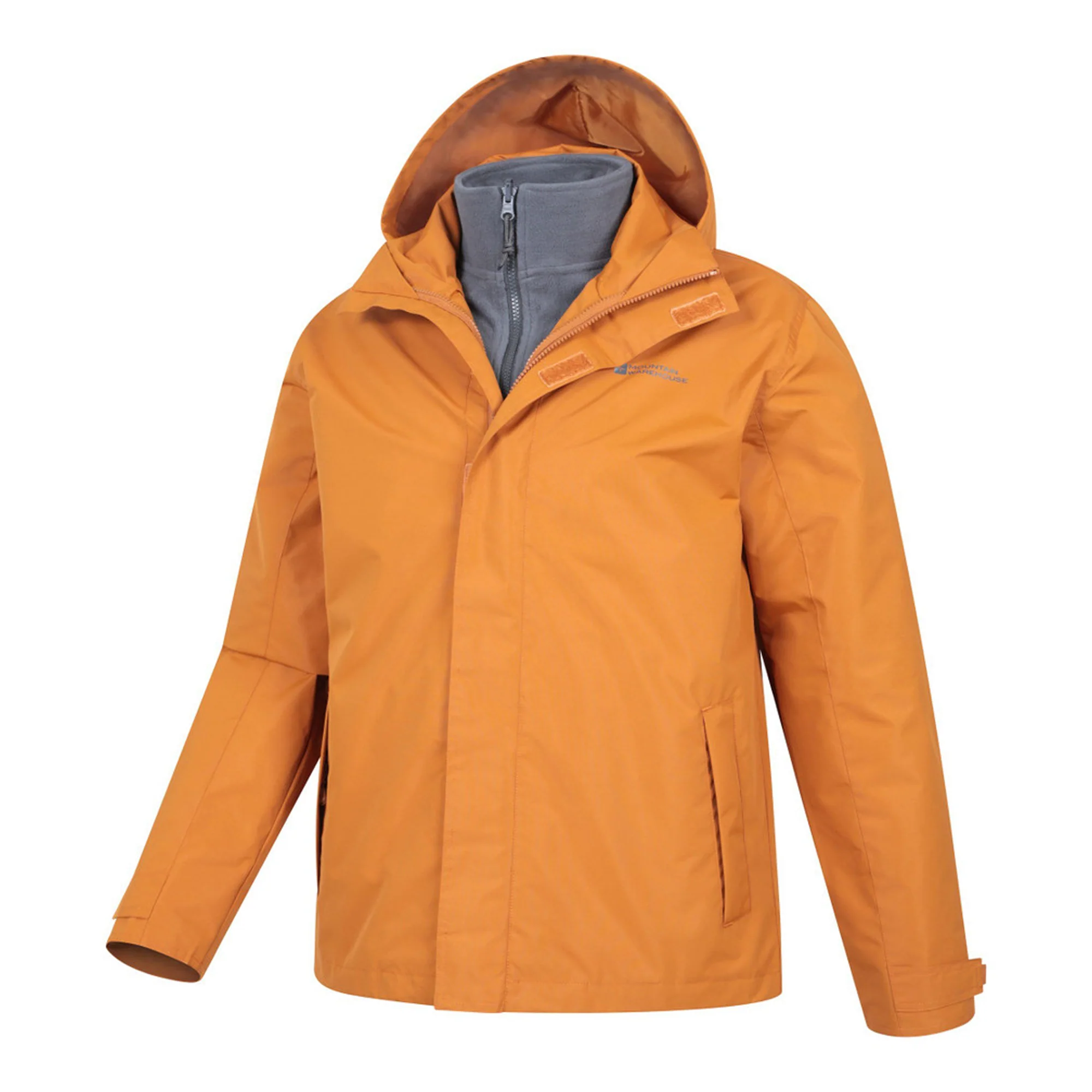 Mountain Warehouse Mens Fell II 3 in 1 Jacket Burnt Orange - Image 3