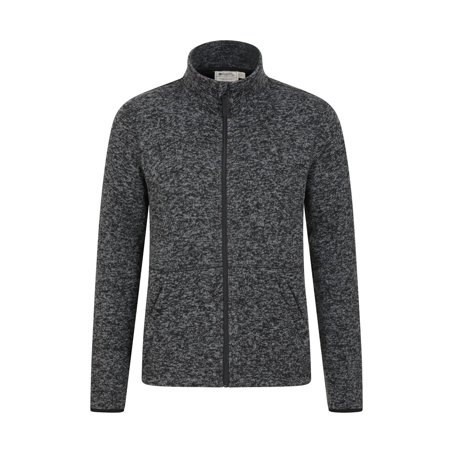 Mountain Warehouse Mens Idris III Full Zip Fleece Jacket Black