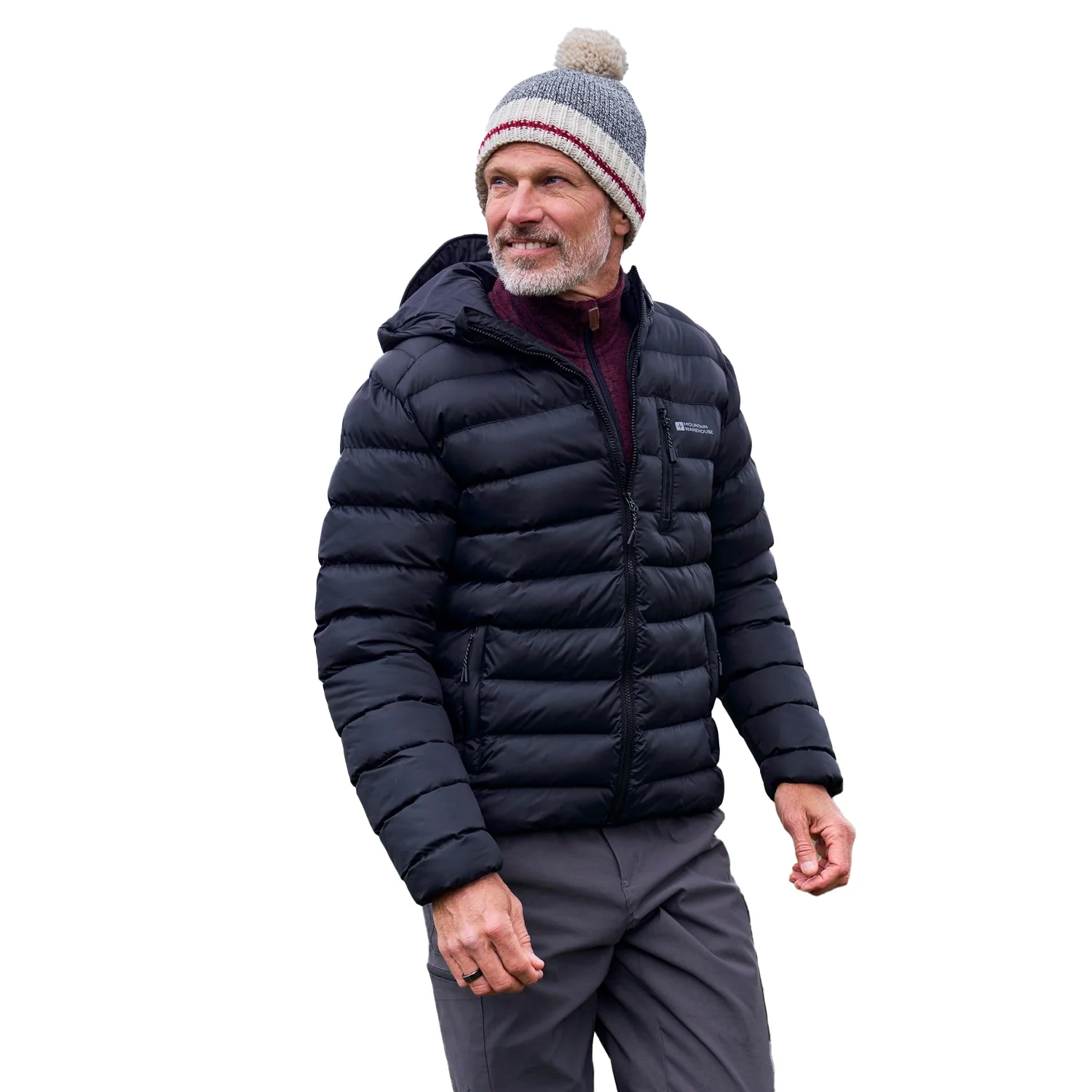 Mountain Warehouse Mens Link Padded Jacket Black - Image 4