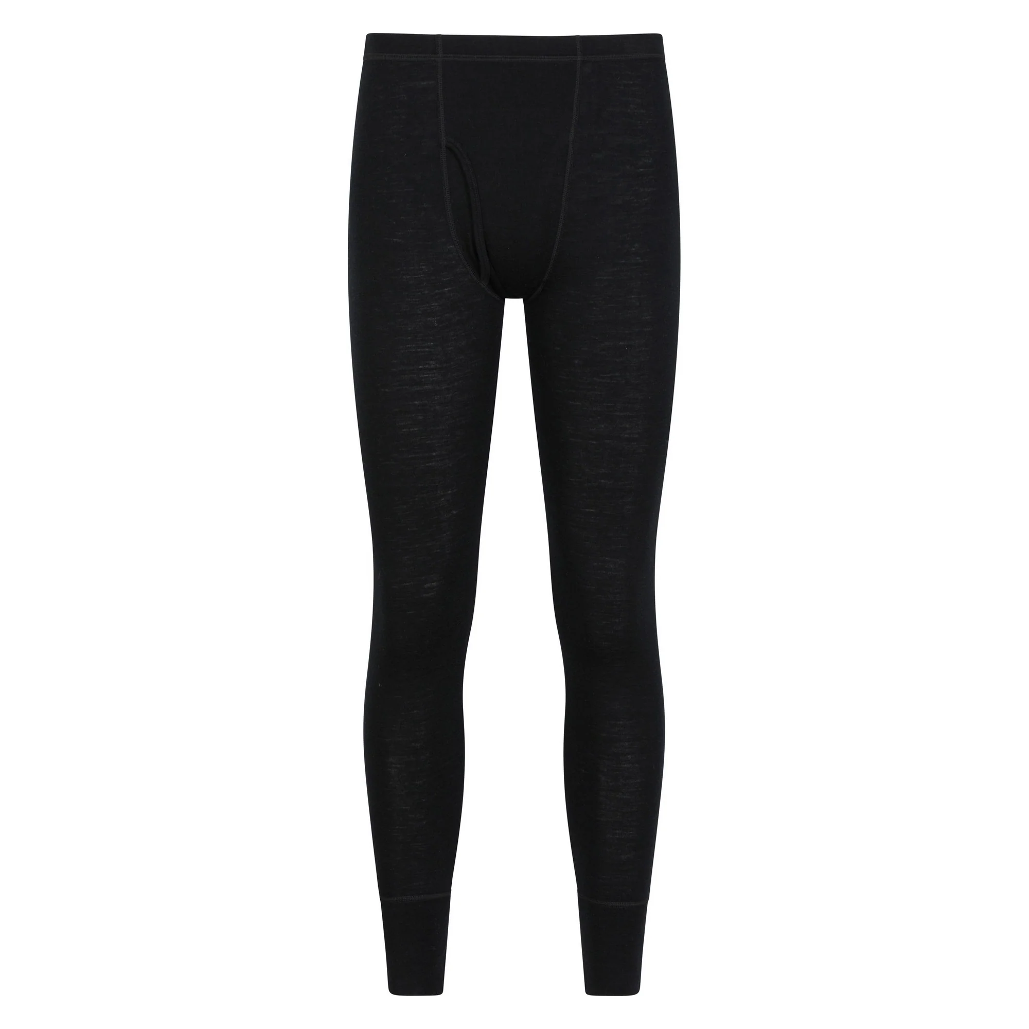 Mountain Warehouse Mens Merino II Thermal Bottoms Black