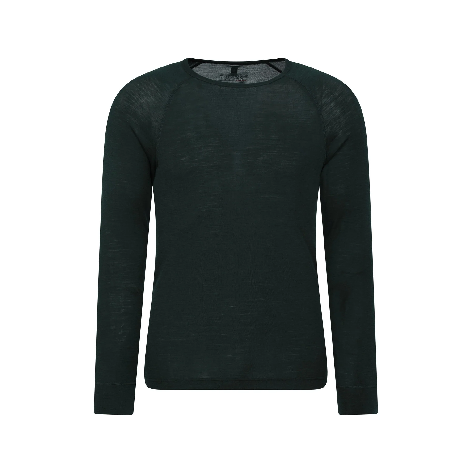 Mountain Warehouse Mens Merino Wool Thermal Top Dark Green