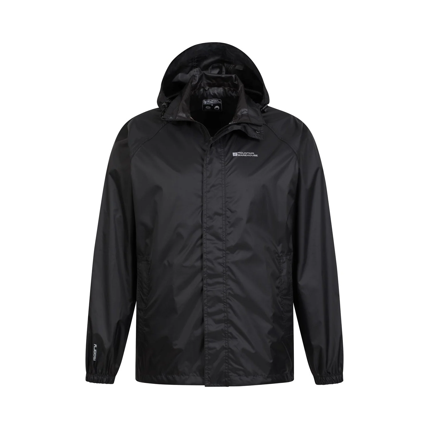 Mountain Warehouse Mens Pakka II Waterproof Jacket Black - Image 3