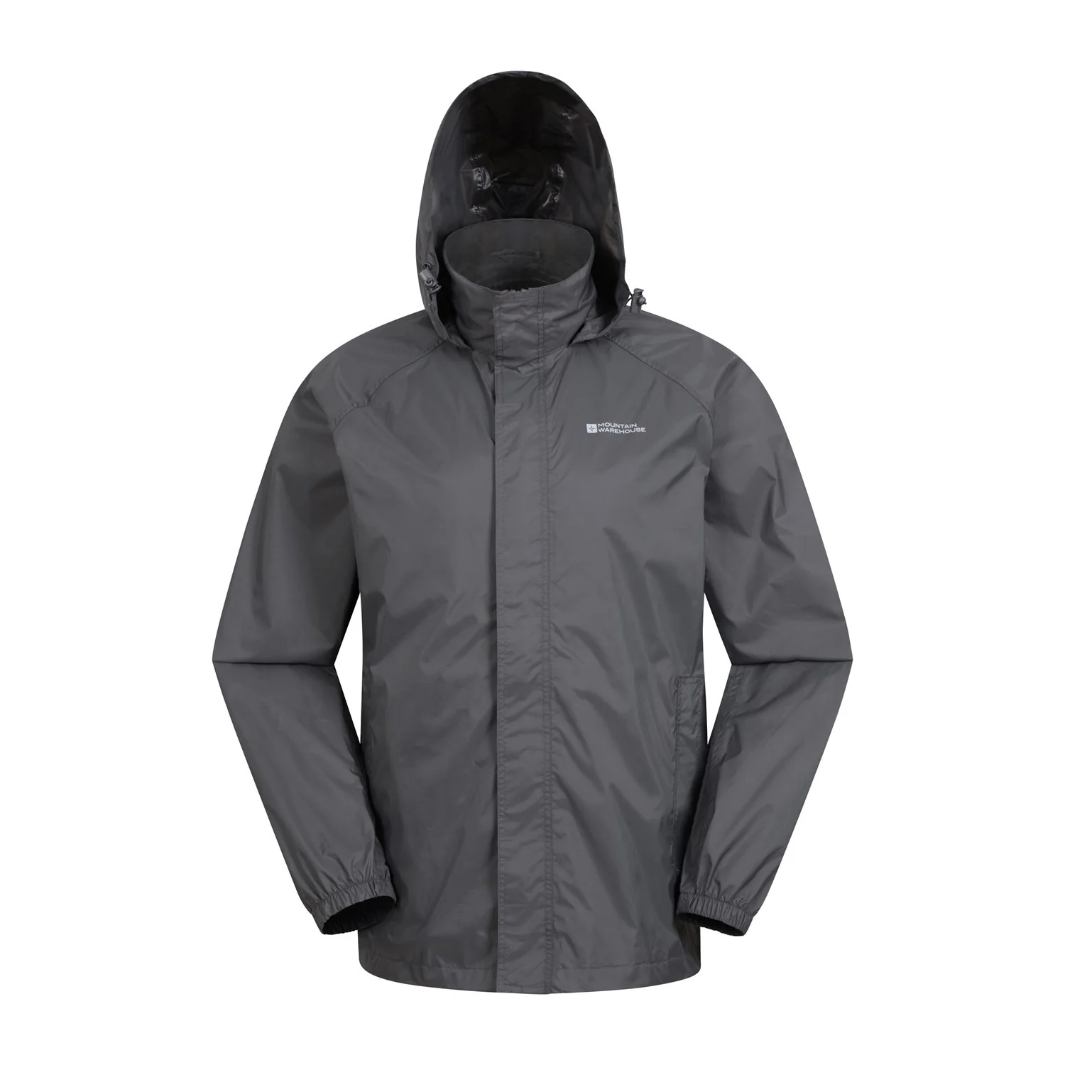 Mountain Warehouse Mens Pakka II Waterproof Jacket Grey