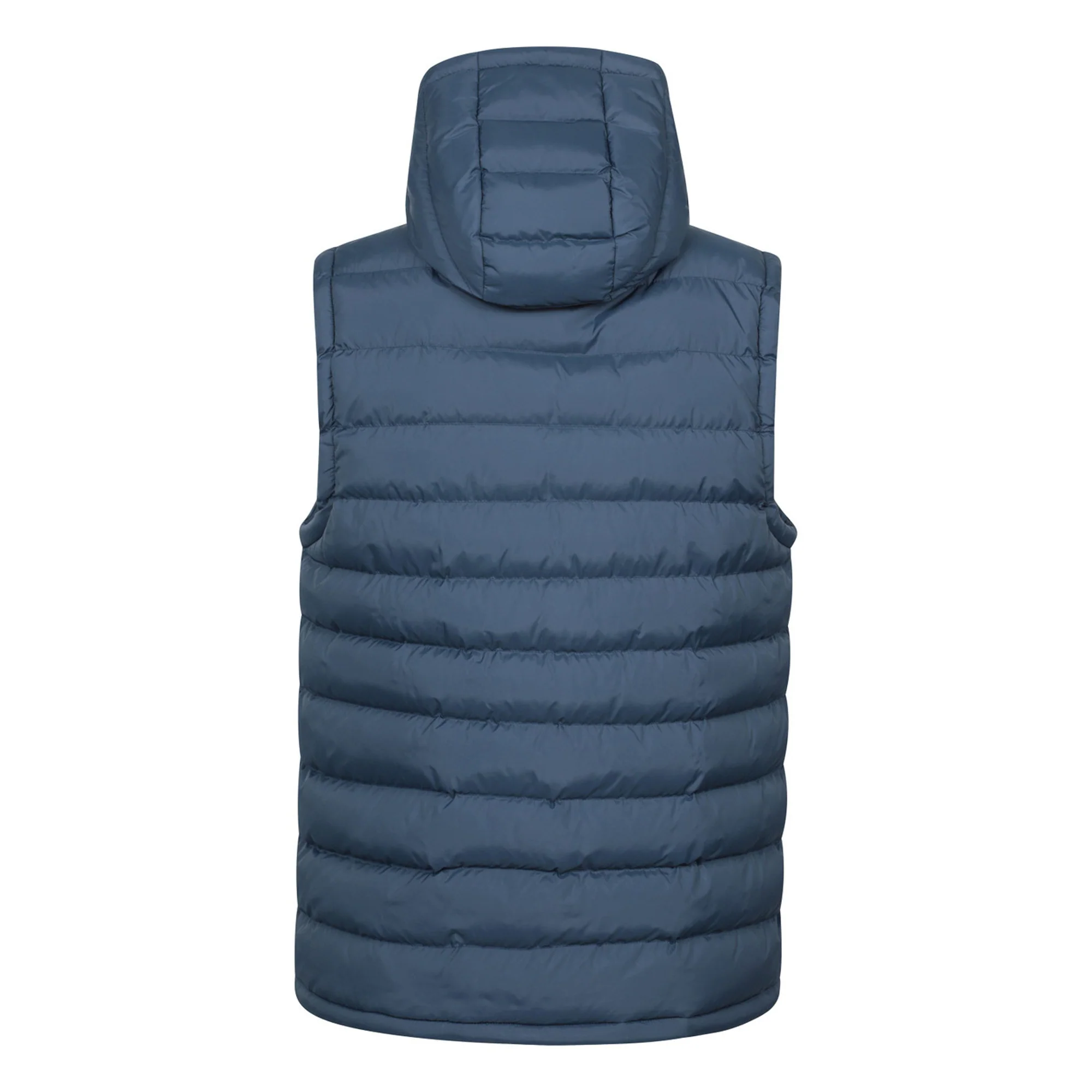 Mountain Warehouse Mens Seasons Hooded Padded Gilet Navy - Image 2