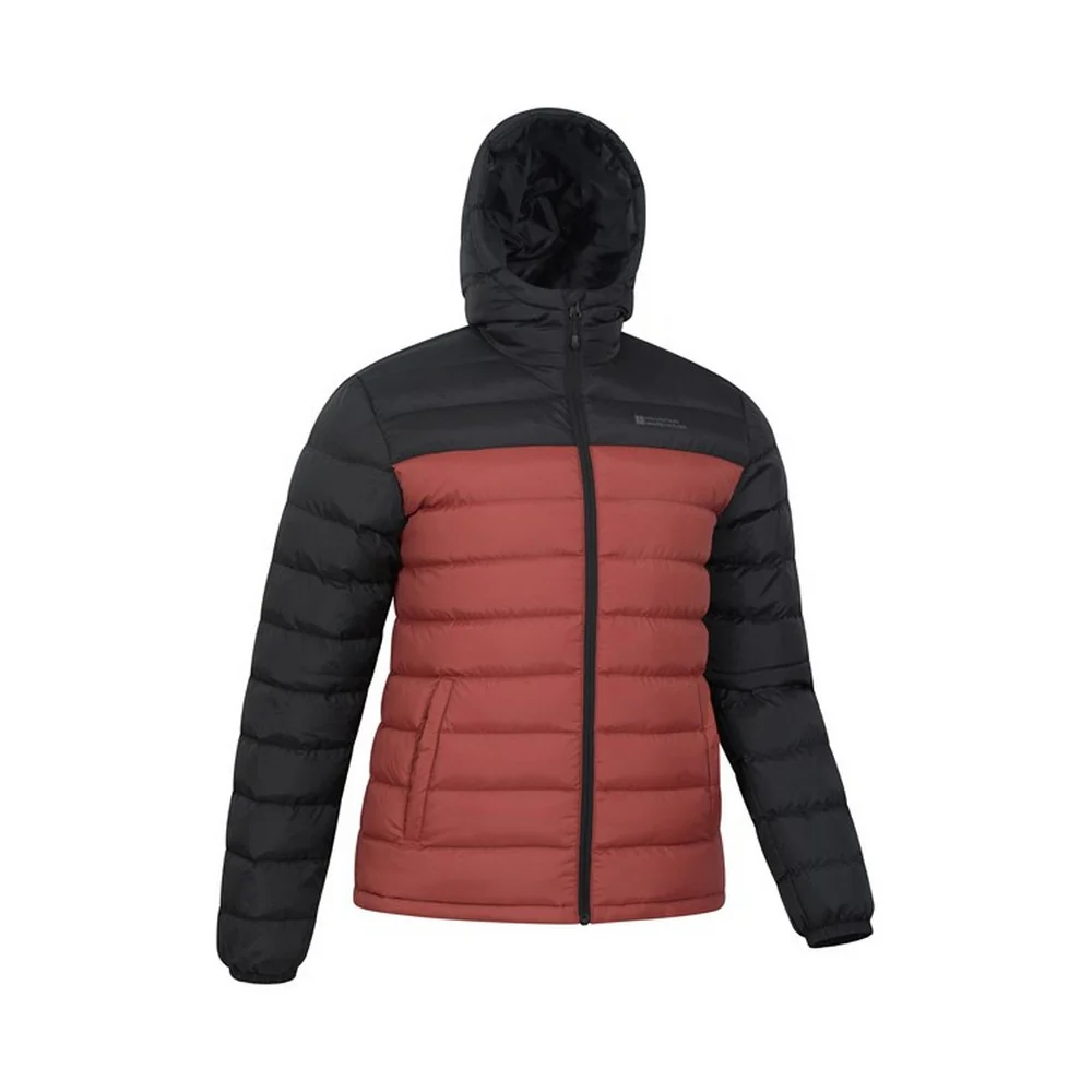 Mountain Warehouse Mens Seasons II Camo Padded Jacket Berry - Image 3